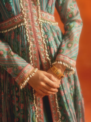 JHANAK (Turquoise Anarkali Set)