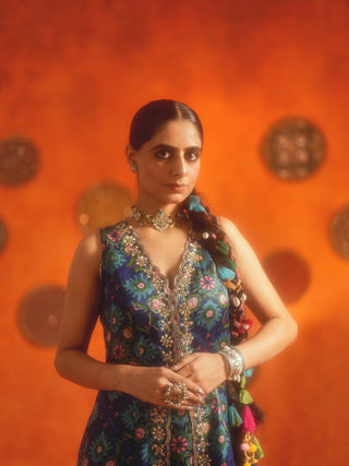 AAROHI (Blue Sharara Set)