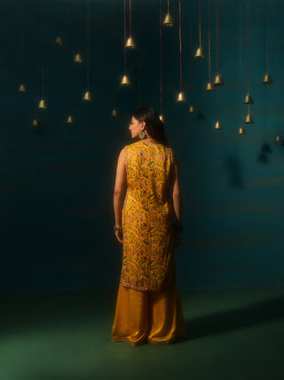 SHUBHANGI (Yellow 3 Piece Set with Jacket)