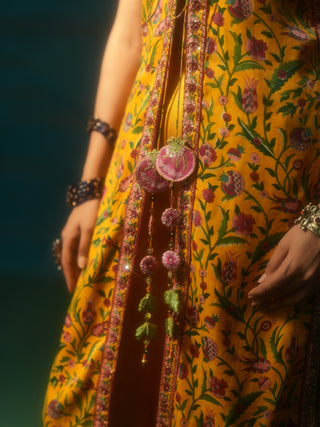 SHUBHANGI (Yellow 3 Piece Set with Jacket)