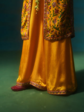 SHUBHANGI (Yellow 3 Piece Set with Jacket)