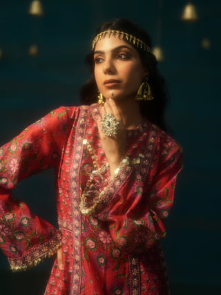 MOHINI (Red Suit Set)