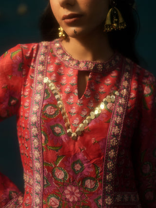 MOHINI (Red Suit Set)