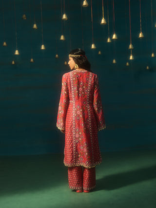 MOHINI (Red Suit Set)