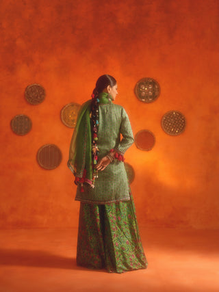 BAHAAR (Light Green Sharara Set)