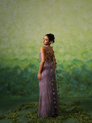 LUNA (Purple Slip Dress)
