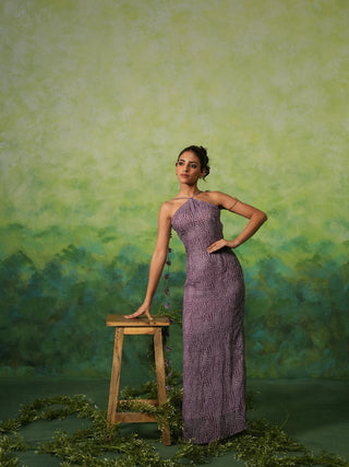 LUNA (Purple Slip Dress)