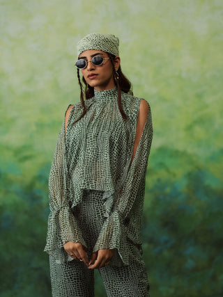 TAYLOR (Green 2 piece Co-ord Set)