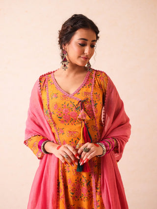 Anjali Orange Angrakha
