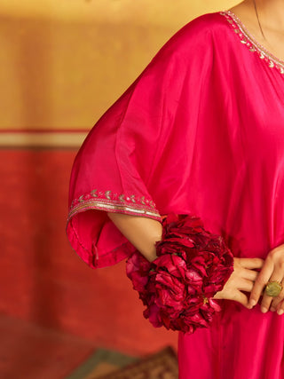 Chashni Pink Kaftan