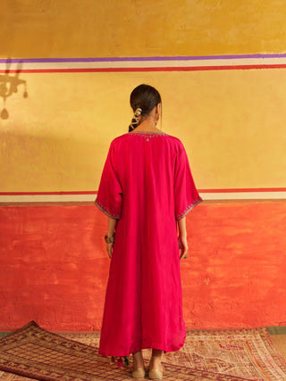 Chashni Pink Kaftan