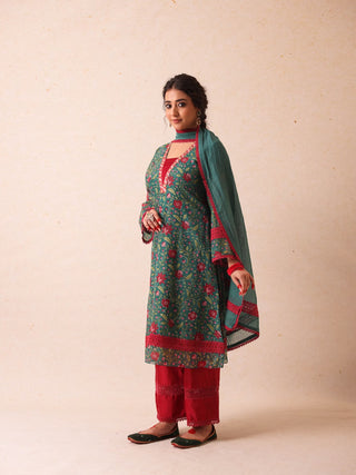 Chetna Green Suit
