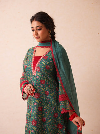 Chetna Green Suit