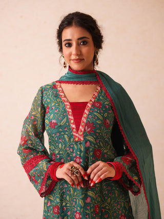Chetna Green Suit