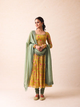 Darshana Yellow Anarkali