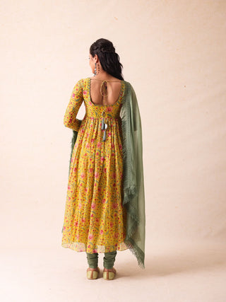 Darshana Yellow Anarkali