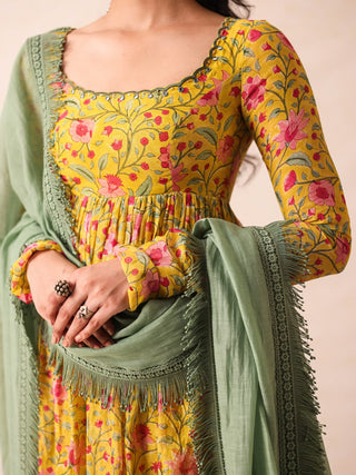 Darshana Yellow Anarkali