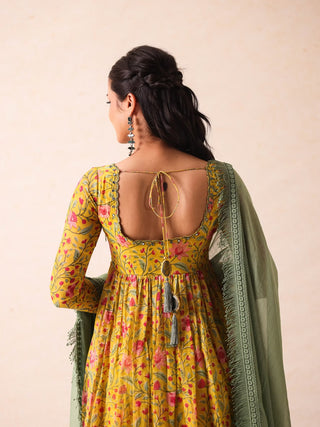 Darshana Yellow Anarkali