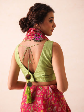 Gargi Pink Saree