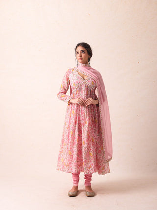Saanvi Pink Anarkali