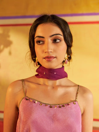 Sangam Lavender Sharara Set