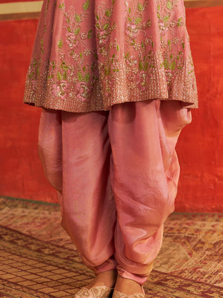 Sanjh Baby Pink Patiala Set with Dupatta