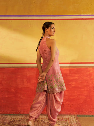 Sanjh Baby Pink Patiala Set with Dupatta