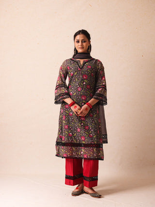 Shaifali Grey Suit