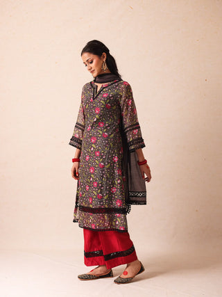 Shaifali Grey Suit