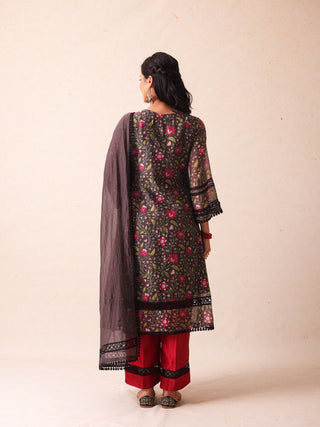 Shaifali Grey Suit