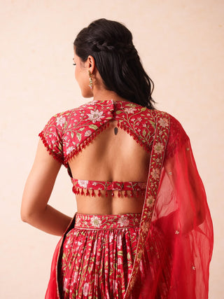 Shashi Red Lehenga