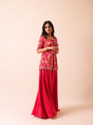 Shreya Pink Sharara Set