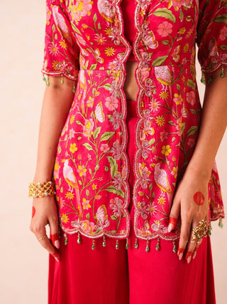 Shreya Pink Sharara Set