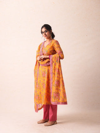 Veda Orange Suit