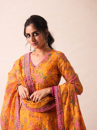 Veda Orange Suit